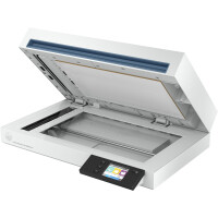 HP Scanjet Enterprise Flow N6600 fnw1, 216 x 356 mm, 1200 x 1200 DPI, 50 Seiten pro Minute, Flachbett- & ADF-Scanner, Weiß, 7,11 cm (2.8")
