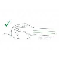 Bakker Evoluent Mouse Standard (Right Hand), rechts, Vertikale Ausführung, Optisch, USB Typ-A, 1500 DPI, Schwarz, Grau, Silber