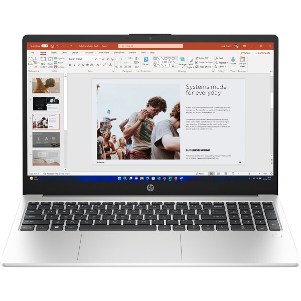 HP 250 G10, Intel® Core™ i5, 39,6 cm (15.6"), 1920 x 1080 Pixel, 8 GB, 256 GB, Windows 11 Pro