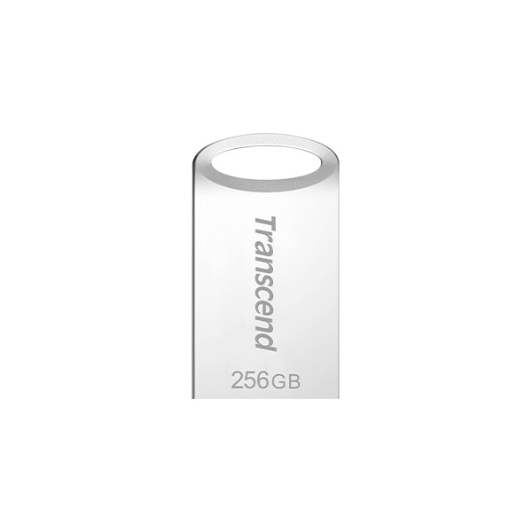 Transcend JetFlash 710S, 256 GB, USB Typ-A, 3.2 Gen 1 (3.1 Gen 1), Ohne Deckel, 3,3 g, Silber