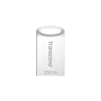 Transcend JetFlash 710S, 256 GB, USB Typ-A, 3.2 Gen 1 (3.1 Gen 1), Ohne Deckel, 3,3 g, Silber