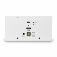 Lindy 150m Cat.6 HDMI 4K60 & Type C HDBaseT EU Wall...