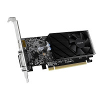 Gigabyte GV-N1030D4-2GL, GeForce GT 1030, 2 GB, GDDR4, 64 Bit, 4096 x 2160 Pixel, PCI Express x16 3.0