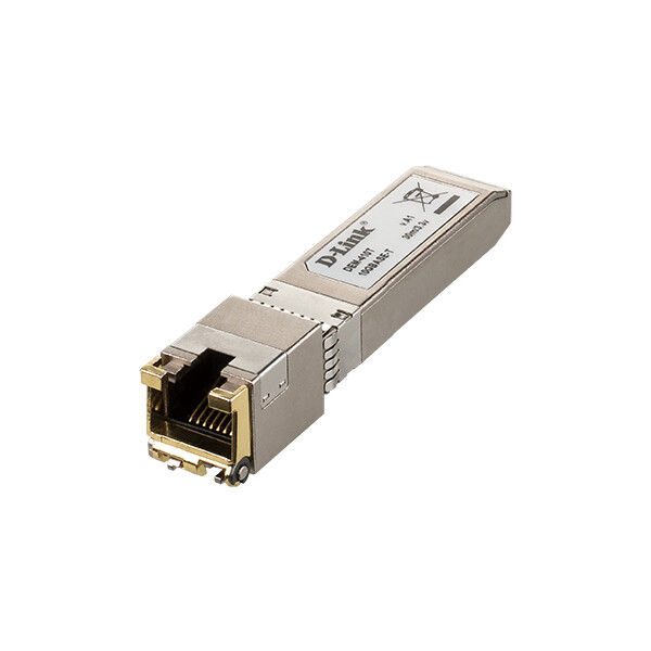 D-Link DEM-410T, Kupfer, 10000 Mbit/s, SFP+, T, 30 m, 10 Gigabit Ethernet