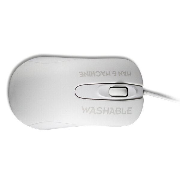 Man-Machine Man & Machine C Mouse, Beidhändig, Laser, USB Typ-A, 1000 DPI, Weiß