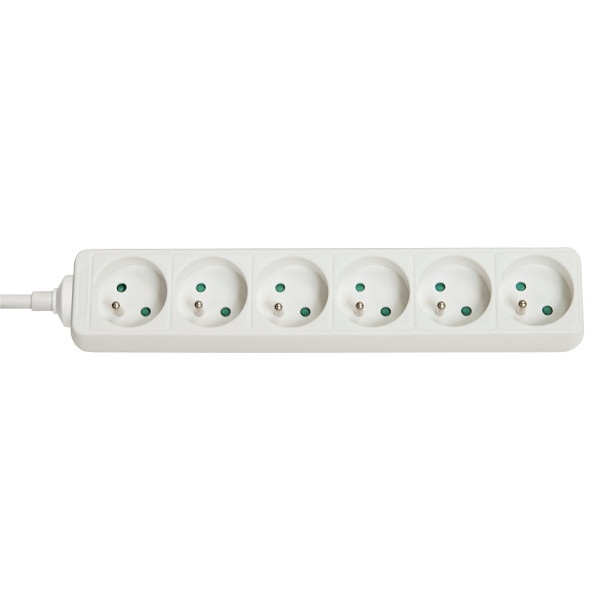 Lindy 73125, Indoor, Typ E, Weiß, 6 AC-Ausgänge, 3680 W, -40 - 40 °C