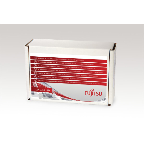 Fujitsu 3360-100K, Verbrauchsmaterialienset, Mehrfarbig