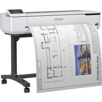 Epson SureColor SC-T5100 - Wireless Printer (with Stand), Tintenstrahl, 2400 x 1200 DPI, ESC/P-R, HP-GL/2, HP-RTL, Schwarz, Cyan, Gelb, Magenta, 50 ml, PrecisionCore