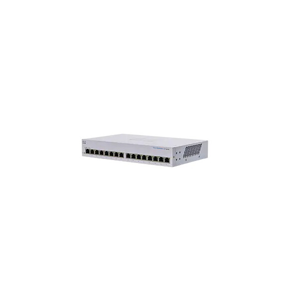 Cisco CBS110, Unmanaged, L2, Gigabit Ethernet (10/100/1000), Vollduplex, Rack-Einbau, 1U