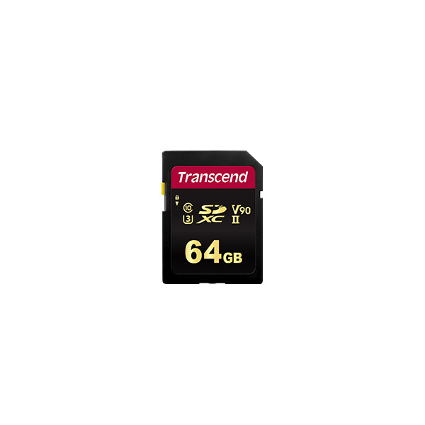 Transcend TS64GSDC700S, 64 GB, SDXC, Klasse 10, NAND, 285 MB/s, 180 MB/s