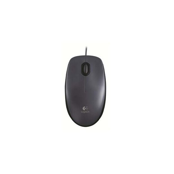 Logitech Mouse M90, Beidhändig, Optisch, USB Typ-A, 1000 DPI, Grau