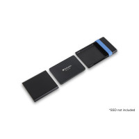 Verbatim StoreNGo Enclosure Kit, HDD / SSD-Gehäuse, 2.5", SATA, USB Anschluss, Schwarz, Blau