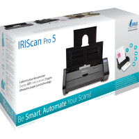 IRIS IRIScan Pro 5, 216 x 356 mm, 600 x 600 DPI, 24 Bit, 23 Seiten pro Minute, 17 Seiten pro Minute, 46 ipm