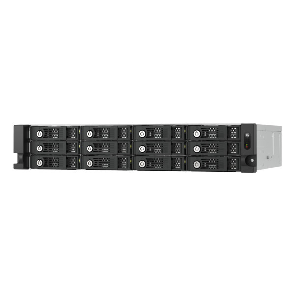 QNAP TL-R1200PES-RP, HDD / SSD-Gehäuse, 2.5/3.5", SATA, 6 Gbit/s, Hot-Swap, Schwarz, Grau
