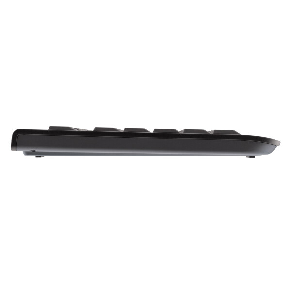 Cherry KC 1000, Volle Größe (100%), Kabelgebunden, USB, AZERTY, Schwarz