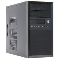 Chieftec CT-01B-OP, Mini Tower, PC, Schwarz, micro ATX,...