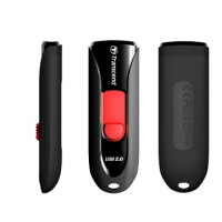 Transcend JetFlash 590 16GB, 16 GB, USB Typ-A, 2.0, Dia, 4,9 g, Schwarz