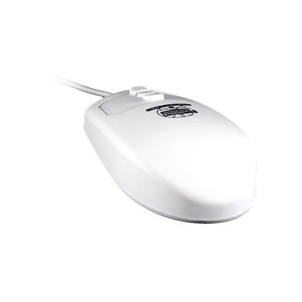 Baaske Man & Machine Mighty Mouse 5, Beidhändig, USB Typ-A, Weiß