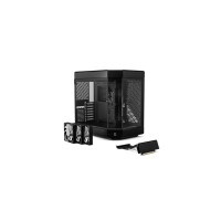 HYTE Y60, Midi Tower, PC, Schwarz, ATX, EATX, ITX, micro ATX, ABS, Stahl, Gehärtetes Glas, 16 cm
