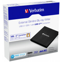 Verbatim 43889, Schwarz, Ablage, Desktop / Laptop,...