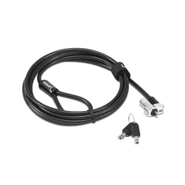 Lenovo 4XE1L51710, 1,8 m, Kensington, Schlüssel, Schwarz