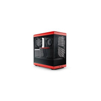 HYTE Y40, Midi Tower, PC, Schwarz, Rot, ATX, ITX, micro...