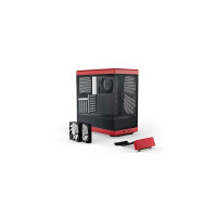 HYTE Y40, Midi Tower, PC, Schwarz, Rot, ATX, ITX, micro...