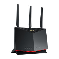 ASUS RT-AX86U Pro, Wi-Fi 6 (802.11ax), Dual-Band (2,4 GHz/5 GHz), Ethernet/LAN, Schwarz, Tabletop-Router