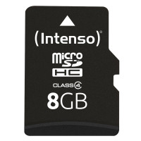 Intenso microSD Karte Class 4, 8 GB, SDHC, Klasse 4, 20...