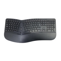 Conceptronic ORAZIO02PT, Volle Größe (100%), Kabellos, RF Wireless, QWERTY, Schwarz, Maus enthalten