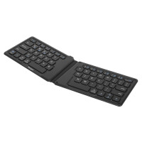 Targus AKF003UK, Mini, Kabellos, Bluetooth, QWERTY, Schwarz