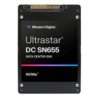 WD Ultrastar DC SN655, 7,87 TB, U.3, 6800 MB/s