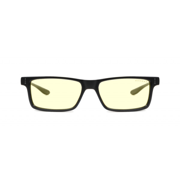 Gunnar Optiks Cruz, Unisex, Rechteck, Schwarz, Nylon, Bernstein, 5,5 cm