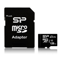 Silicon Power Elite, 128 GB, MicroSDXC, Klasse 10, UHS-I,...