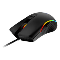 MSI FORGE GM300, Beidhändig, Optisch, USB Typ-A, 7200 DPI, Schwarz