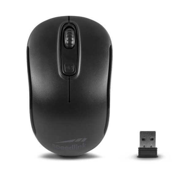 SPEEDLINK SL-630013-BKBK, Beidhändig, RF Wireless, 1600 DPI, Schwarz
