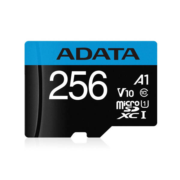 ADATA Premier, 256 GB, MicroSDXC, Klasse 10, UHS-I, 100 MB/s, 25 MB/s