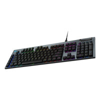 Logitech G G915 X, Kabelgebunden, USB, Mechanischer Switch, QWERTY, RGB-LED, Schwarz