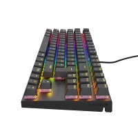 natec GENESIS NKG-1886, Kabelgebunden, USB, Mechanischer Switch, QWERTZ, RGB-LED, Schwarz