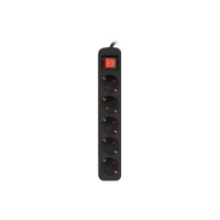 Lanberg PS1-05F-0300-BK, 3 m, Drinnen, Typ F, Type F (CEE...