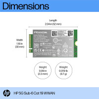 HP 5G NR/4G WWAN