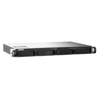 QNAP TS-435XeU, NAS, Rack (1U), Marvell, CN9131, 8 TB, Schwarz, Grau