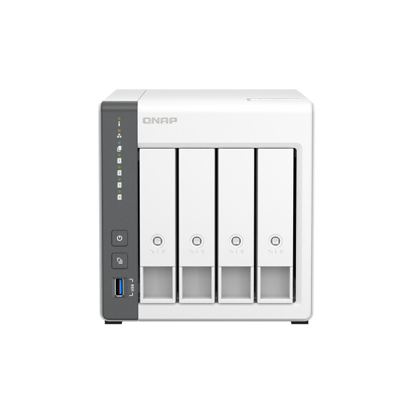 QNAP TS-433, NAS, Tower, Cortex-A55, 4 GB, 8 TB, HDD