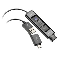 HP POLY DA85-M USB-zu-QD-Adapter TAA, schwarz,...