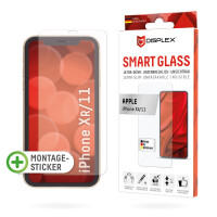 E.V.I. Displex Smart Glass (9H) für Apple iPhone XR/11, Montagesticker, unzerbrechlich, ultra-dünn, unsichtbar, Apple, iPhone XR/ iPhone 11, Trockene Anwendung, Schlagfest, Kratzresistent, Staubresistent, Transparent, 1 Stück(e)