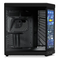 HYTE Y70 Touch Infinite, Midi Tower, PC, Schwarz, ATX, EATX, ITX, Mini-ATX, Gaming, 18 cm