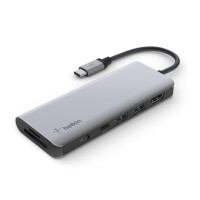 Belkin AVC009btSGY, USB 3.2 Gen 1 (3.1 Gen 1) Type-C, 100...