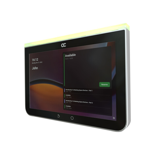 AudioCodes RX PANEL Touch Scheduler for Microsoft T, Verwaltungssystem für Videokonferenzdienste, Schwarz, Wand, Tri-Band (2,4 GHz / 5 GHz / 5 GHz), 5e, 10,100,1000 Mbit/s