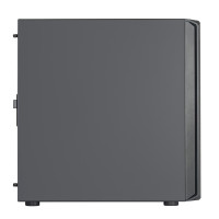 SilverStone SETA D1, Midi Tower, PC, Schwarz, ATX, EATX, micro ATX, Mini-ITX, SSI CEB, Kunststoff, Stahl, 18,2 cm