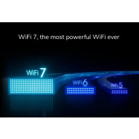 Netgear Nighthawk , Wi-Fi 7 (802.11be), Dual-Band (2,4 GHz/5 GHz), Ethernet/LAN, Schwarz, Tragbarer Router